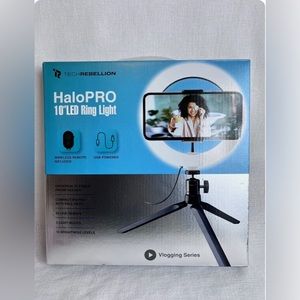 NIB Halo PRO 10” LED Ring Light-